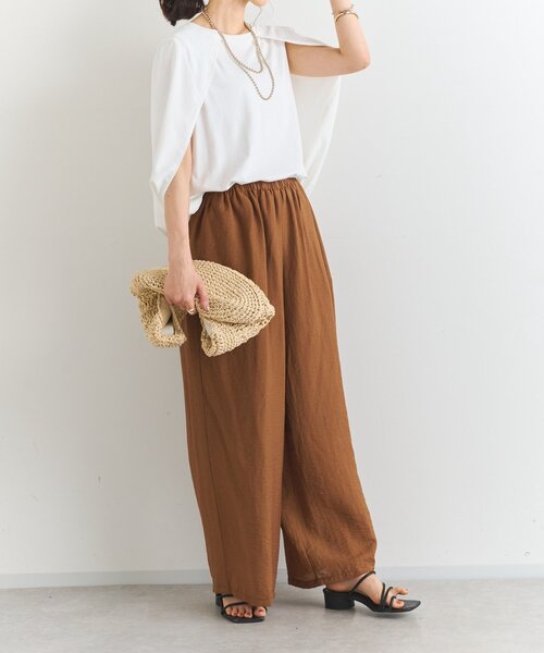 un dix cors（アンディコール）の「ケープマントプルオーバー（Tシャツ/カットソー・レディース・ブラック/ホワイト・FREE）」の10枚目の写真