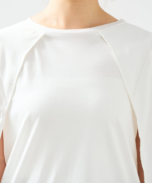 un dix cors（アンディコール）の「ケープマントプルオーバー（Tシャツ/カットソー・レディース・ブラック/ホワイト・FREE）」の18枚目の写真