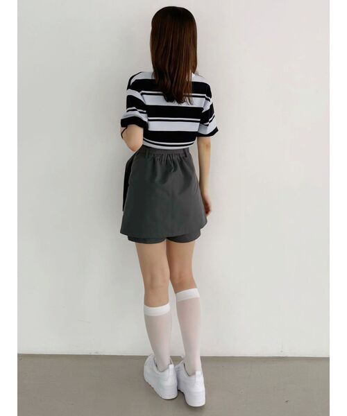 MERCURYDUO(マーキュリーデュオ)の「ラガー風ニット(ニット/セーター・レディース・イエロー/ネイビー/ピンク・FREE)」の7枚目の写真