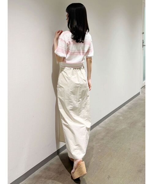 MERCURYDUO(マーキュリーデュオ)の「ラガー風ニット(ニット/セーター・レディース・イエロー/ネイビー/ピンク・FREE)」の15枚目の写真