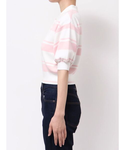 MERCURYDUO(マーキュリーデュオ)の「ラガー風ニット(ニット/セーター・レディース・イエロー/ネイビー/ピンク・FREE)」の17枚目の写真