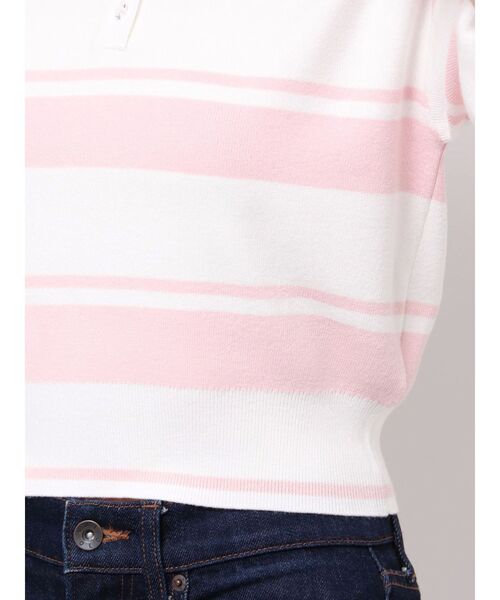 MERCURYDUO(マーキュリーデュオ)の「ラガー風ニット(ニット/セーター・レディース・イエロー/ネイビー/ピンク・FREE)」の21枚目の写真