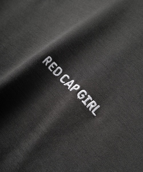 Red Cap Girl(レッドキャプガール)の「【70】【Red Cap Girl/レッドキャップガール】ガールイラスト フード配色 ポンチパーカー 接触冷感 オーバーサイズ バックプリント ユニセックス 推し活(パーカー・メンズ・ブルー/ピンク/ブラック/ホワイト/チャコールグレー・M/L)」の17枚目の写真