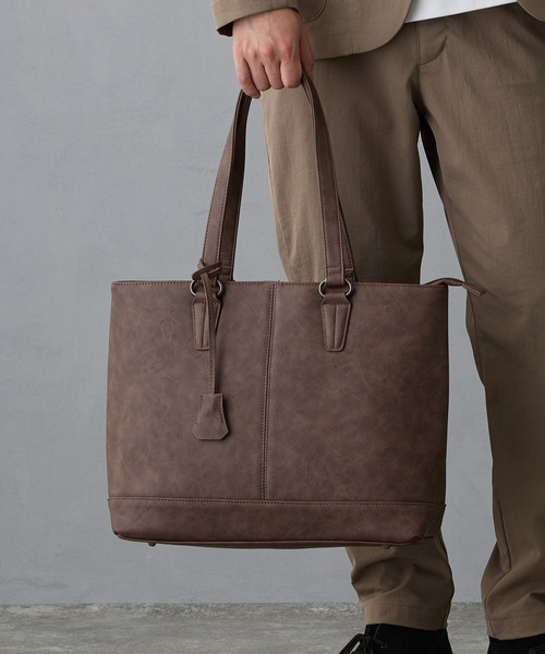 GUSCIO UOMO(グッシオ ウォーモ)の「【グッシオウォーモ】ビジネストートバッグ(ビジネスバッグ・メンズ・ダークグレー/ネイビー/ブラック/チョコ・FREE)」の22枚目の写真