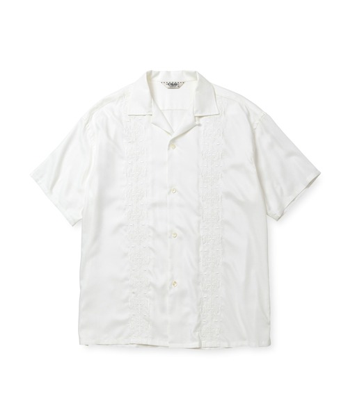 CALEE(キャリー)の「VINTAGE TYPE GUAYABERA SH(シャツ/ブラウス・メンズ・グレー/ブラック/ホワイト・X-LARGE/LARGE/MEDIUM/SMALL)」の1枚目の写真