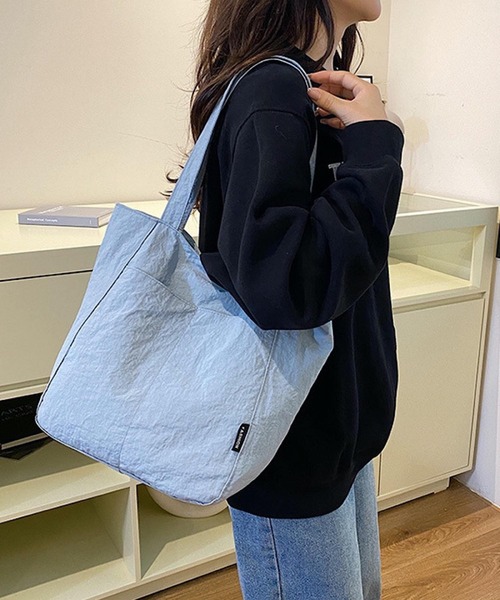 TONE SELECT GOODS（トーンセレクトグッズ）の「urbanfemine./カジュアルショルダーバッグ U7495（ショルダーバッグ・レディース・ブルー/アイボリー/ブラック/カーキ/ベージュ・FREE）」の5枚目の写真