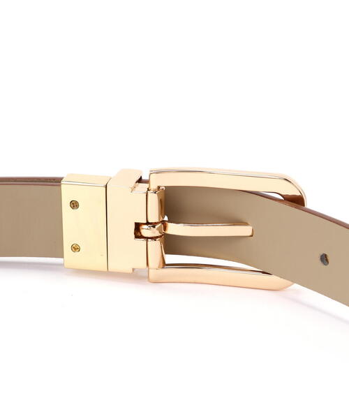 FREE'S MART(フリーズマート)の「リバーシブルミドルベルト(ベルト・レディース・ベージュ/ブラック・フリ-)」の4枚目の写真