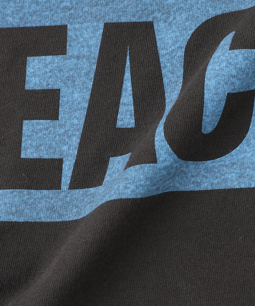 KATHARINE HAMNETT(キャサリンハムネット)の「KATHARINE HAMNETT/キャサリン ハムネット OVERDYED TEE- PEACE(Tシャツ/カットソー・メンズ・ネイビー/ベージュ系その他・MEDIUM/LARGE)」の11枚目の写真