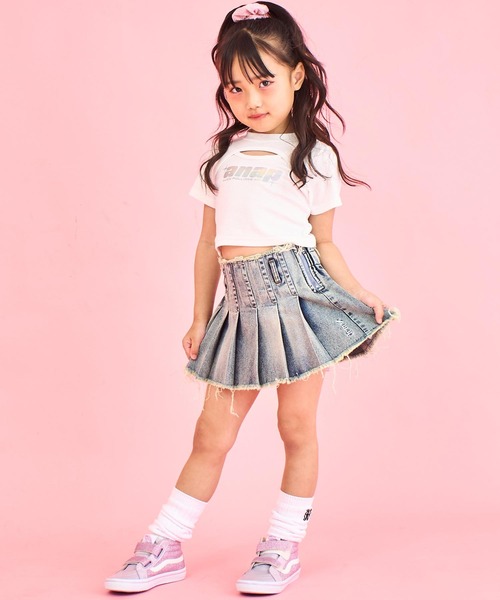 新品❤️アルチビオ❤️ロゴプリントミニスカート ピンク 新品❤️アルチビオ❤️ロゴプリントミニスカート ピンク 新品