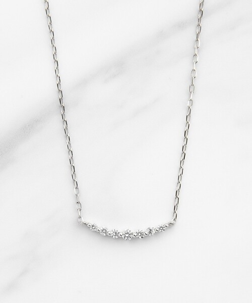 FRILL DIAMOND NECKLACE プラチナ ダイヤモンド ネックレス 