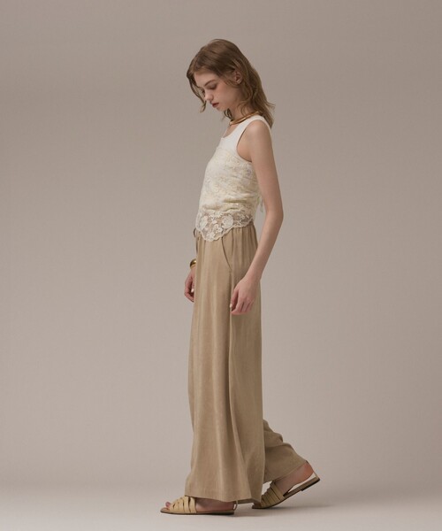 GRACE CONTINENTAL（グレースコンチネンタル）の「レースバブーシュカ（ストール/ショール・レディース・キナリ/ブラック・FREE）」の6枚目の写真