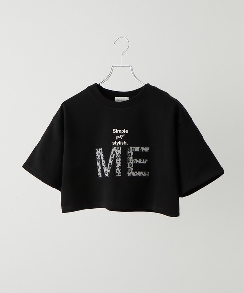 napinna maison(ナピナメゾン)の「【napinna maison×HIINA】グラフィックロゴスウェット半袖T(ショート丈/ビッグシルエット)(Tシャツ/カットソー・レディース・ネイビー/グレー/ブラック・M/L)」の15枚目の写真
