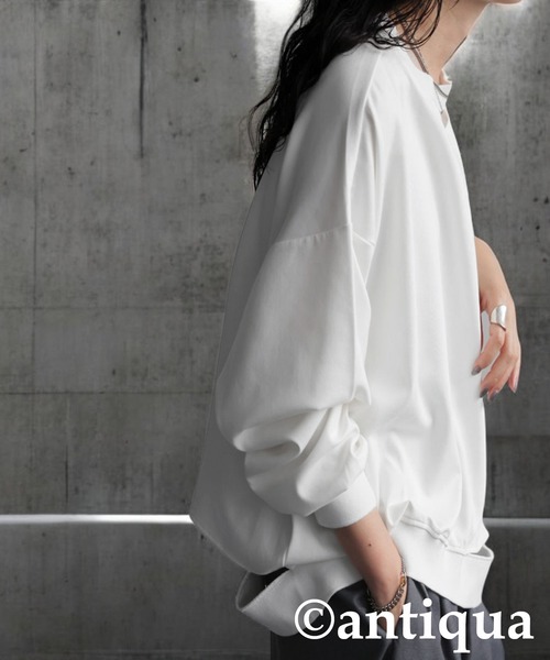 antiqua(アンティカ)の「ポンチデザイントップス(その他トップス・レディース・ホワイト/ブラック・ONESIZE)」の13枚目の写真