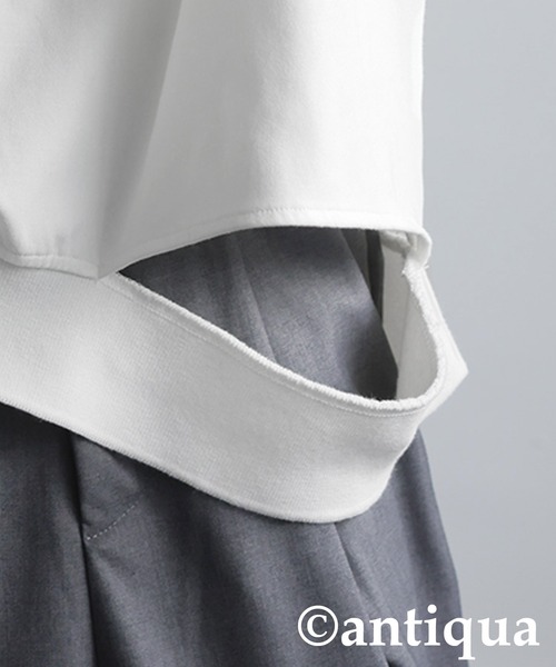antiqua(アンティカ)の「ポンチデザイントップス(その他トップス・レディース・ホワイト/ブラック・ONESIZE)」の16枚目の写真