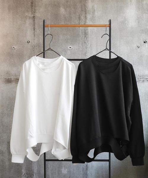 antiqua(アンティカ)の「ポンチデザイントップス(その他トップス・レディース・ホワイト/ブラック・ONESIZE)」の21枚目の写真
