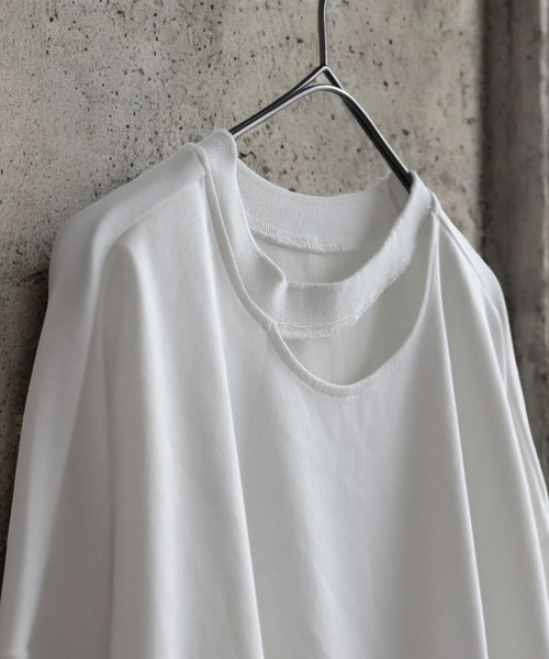 antiqua(アンティカ)の「ポンチデザイントップス(その他トップス・レディース・ホワイト/ブラック・ONESIZE)」の5枚目の写真