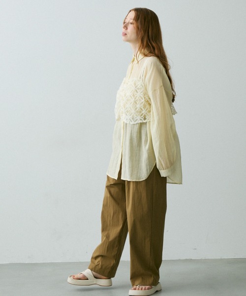 Crisp（クリスプ）の「２タックイージーパンツ（その他パンツ・レディース・ブラック/ブラウン/イエロー・FREE）」の17枚目の写真