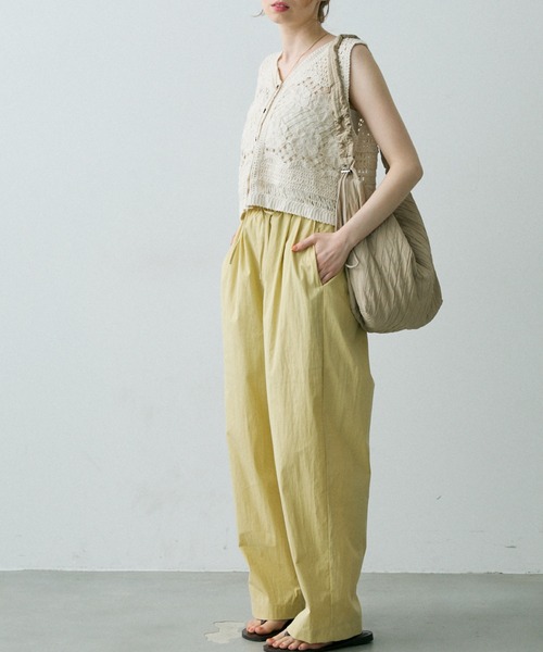 Crisp（クリスプ）の「２タックイージーパンツ（その他パンツ・レディース・ブラック/ブラウン/イエロー・FREE）」の11枚目の写真