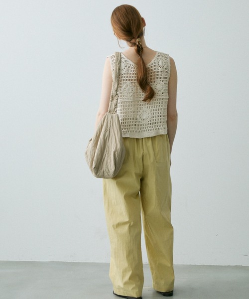 Crisp（クリスプ）の「２タックイージーパンツ（その他パンツ・レディース・ブラック/ブラウン/イエロー・FREE）」の9枚目の写真