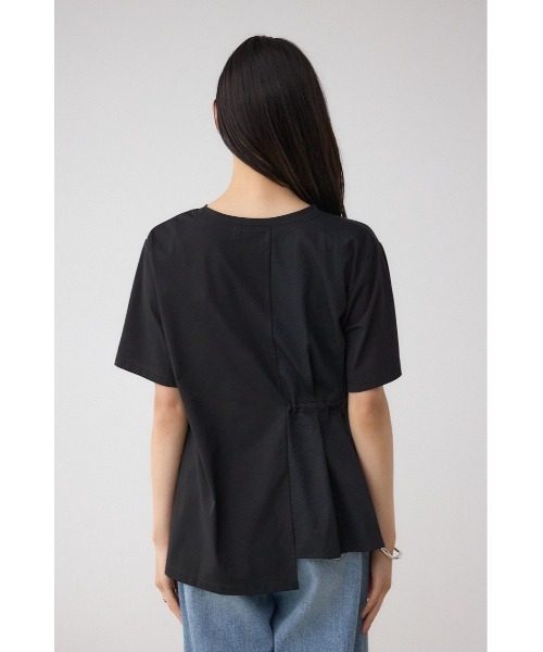 AZUL by moussy(アズールバイマウジー)の「フハクドッキングドロストトップス(Tシャツ/カットソー・レディース・オフホワイト/ブラック/ライトブルー・FREE)」の20枚目の写真