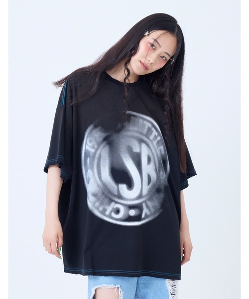 【8】【it】【little sunny bite】logo big tee