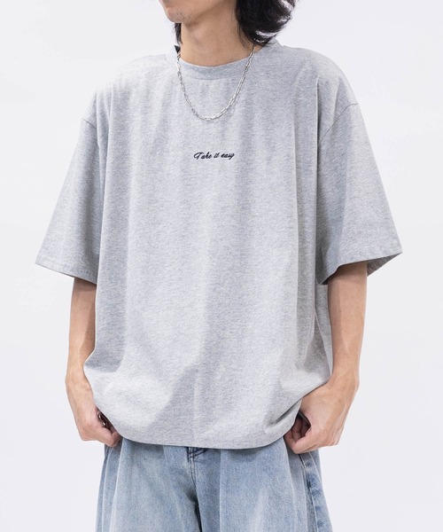 Naive magic（ナイーブマジック）の「【a】〔NAIVE MAGIC〕汗ジミ防止天竺 リラックスフィット Tシャツ（Tシャツ/カットソー・メンズ・ホワイト/ピンク/グレー/チャコールグレー・MEDIUM/LARGE）」の3枚目の写真