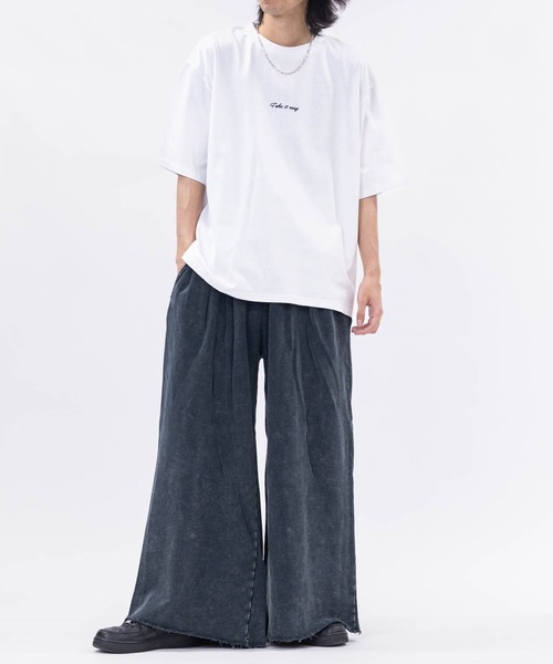 Naive magic（ナイーブマジック）の「【a】〔NAIVE MAGIC〕汗ジミ防止天竺 リラックスフィット Tシャツ（Tシャツ/カットソー・メンズ・ホワイト/ピンク/グレー/チャコールグレー・MEDIUM/LARGE）」の21枚目の写真