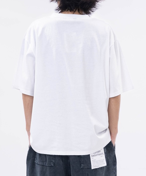 Naive magic（ナイーブマジック）の「【a】〔NAIVE MAGIC〕汗ジミ防止天竺 リラックスフィット Tシャツ（Tシャツ/カットソー・メンズ・ホワイト/ピンク/グレー/チャコールグレー・MEDIUM/LARGE）」の20枚目の写真