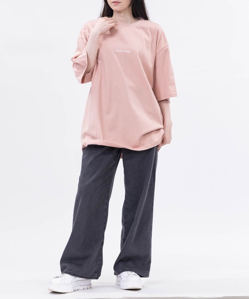 Naive magic（ナイーブマジック）の「【a】〔NAIVE MAGIC〕汗ジミ防止天竺 リラックスフィット Tシャツ（Tシャツ/カットソー・メンズ・ホワイト/ピンク/グレー/チャコールグレー・MEDIUM/LARGE）」の11枚目の写真