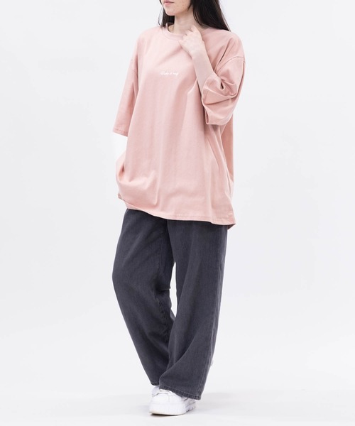 Naive magic（ナイーブマジック）の「【a】〔NAIVE MAGIC〕汗ジミ防止天竺 リラックスフィット Tシャツ（Tシャツ/カットソー・メンズ・ホワイト/ピンク/グレー/チャコールグレー・MEDIUM/LARGE）」の12枚目の写真