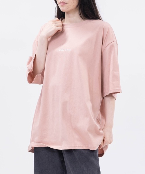 Naive magic（ナイーブマジック）の「【a】〔NAIVE MAGIC〕汗ジミ防止天竺 リラックスフィット Tシャツ（Tシャツ/カットソー・メンズ・ホワイト/ピンク/グレー/チャコールグレー・MEDIUM/LARGE）」の9枚目の写真