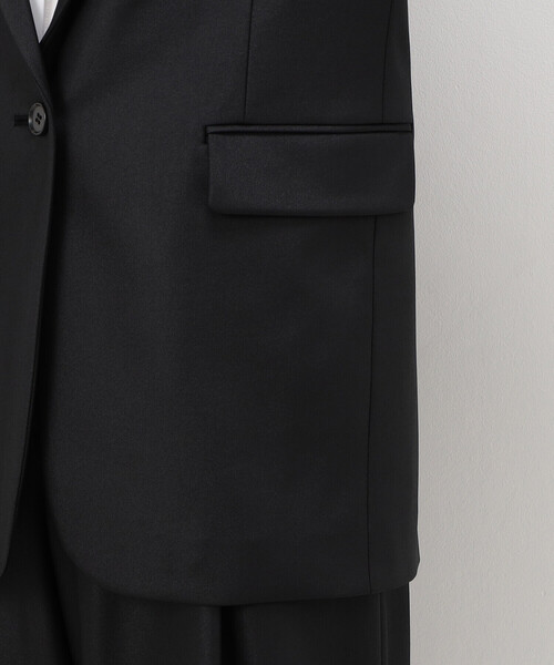 COMME CA(コムサ)の「【セットアップ対応】ポリエステルストレッチカレンダー ジャケット(スーツジャケット・レディース・ボルドー/ネイビー/グリーン・9号)」の14枚目の写真