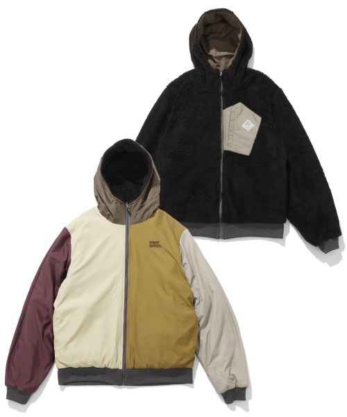 KRIFF MAYER(クリフメイヤー)の「【リバーシブル】ひっくりJK(その他アウター・メンズ・ブラック/グレイッシュベージュ/カーキ/カラフル/その他5/その他6・MEDIUM/LARGE/X-LARGE)」の4枚目の写真