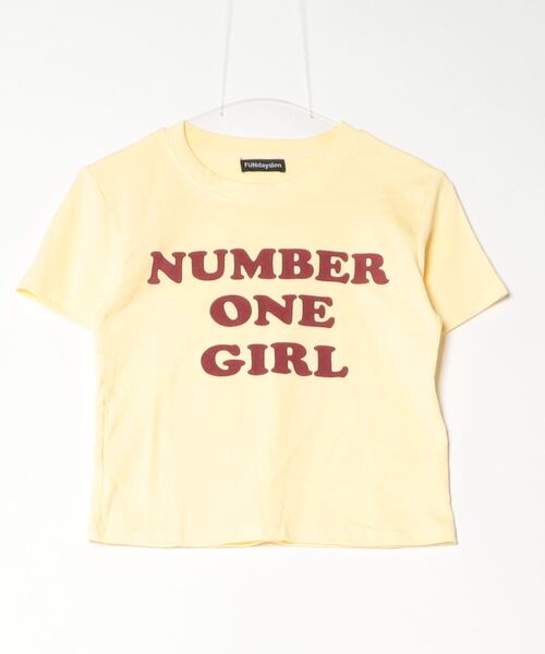 FUNdaysion(ファンデイション)の「ロゴショート丈半袖Tシャツ(Tシャツ/カットソー・レディース・レッド/ホワイト/イエロー・M)」の19枚目の写真