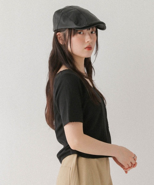 Heather(ヘザー)の「パターンメッシュ2PTEE 576435(Tシャツ/カットソー・レディース・オフホワイト/ブラック/グレー・FREE)」の13枚目の写真
