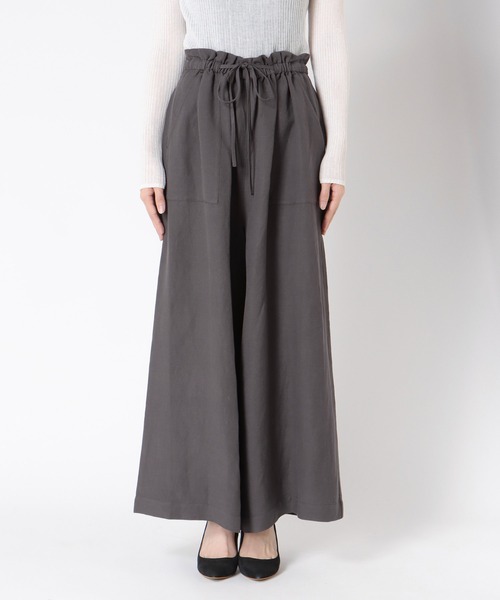 TITE IN THE STORE（ティテ　インザ　ストア）の「麻レーヨンイージーワイドパンツ（その他パンツ・レディース・ホワイト/ブラック/グレー・38）」の15枚目の写真