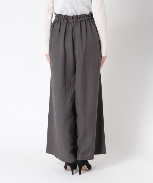 TITE IN THE STORE（ティテ　インザ　ストア）の「麻レーヨンイージーワイドパンツ（その他パンツ・レディース・ホワイト/ブラック/グレー・38）」の17枚目の写真