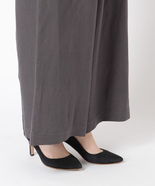 TITE IN THE STORE（ティテ　インザ　ストア）の「麻レーヨンイージーワイドパンツ（その他パンツ・レディース・ホワイト/ブラック/グレー・38）」の20枚目の写真