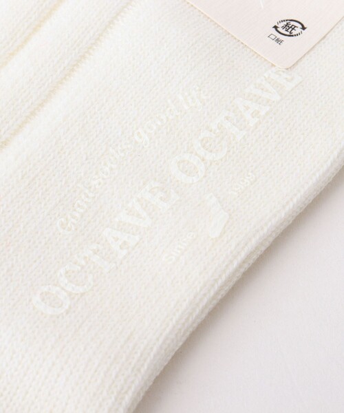 NOLLEY’S（ノーリーズ）の「【OCTAVE OCTAVE/オクターブ オクターブ】別注クジラクォーターリブソックス（ソックス/靴下・メンズ・ネイビー/オフホワイト/ブラック系その他/ブルー系その他・FREE）」の9枚目の写真