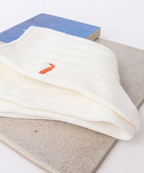 NOLLEY’S（ノーリーズ）の「【OCTAVE OCTAVE/オクターブ オクターブ】別注クジラクォーターリブソックス（ソックス/靴下・メンズ・ネイビー/オフホワイト/ブラック系その他/ブルー系その他・FREE）」の13枚目の写真