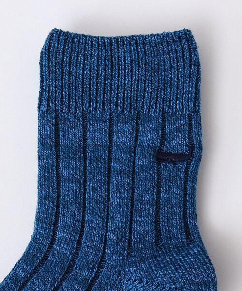 NOLLEY’S（ノーリーズ）の「【OCTAVE OCTAVE/オクターブ オクターブ】別注クジラクォーターリブソックス（ソックス/靴下・メンズ・ネイビー/オフホワイト/ブラック系その他/ブルー系その他・FREE）」の17枚目の写真