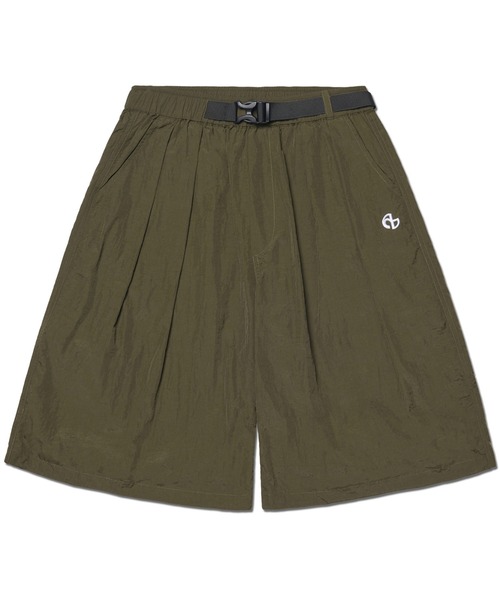 NOMANUAL(NOMANUAL)の「「NOMANUAL /ノーマニュアル」 SHADE BELTED SHORTS(カーゴパンツ・メンズ・カーキ/ライトブルー・LARGE)」の3枚目の写真