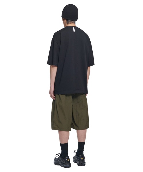 NOMANUAL 変型ナイロンパンツ/美品 SOMETHING 2025春夏新作 サムシング ナイロンパンツ UVカット 90