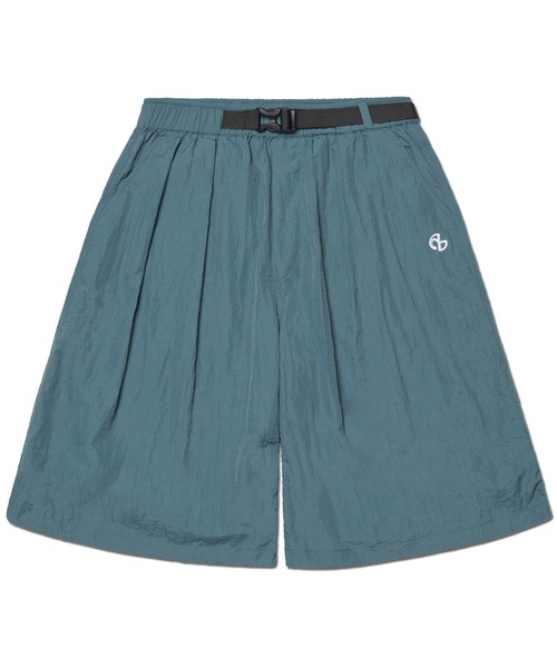 NOMANUAL(NOMANUAL)の「「NOMANUAL /ノーマニュアル」 SHADE BELTED SHORTS(カーゴパンツ・メンズ・カーキ/ライトブルー・LARGE)」の9枚目の写真