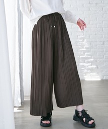 ikka | さらっとプリーツワイドパンツ(その他パンツ)