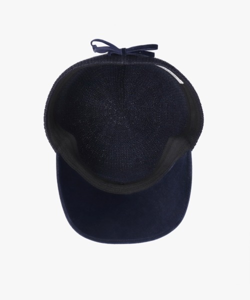 Chapeau d' O（シャポードオー）の「Chapeau d' O  TM Knit x Velour Cap / シャポードオー（キャップ・レディース・ネイビー/ライトベージュ・M/57.5cm）」の20枚目の写真