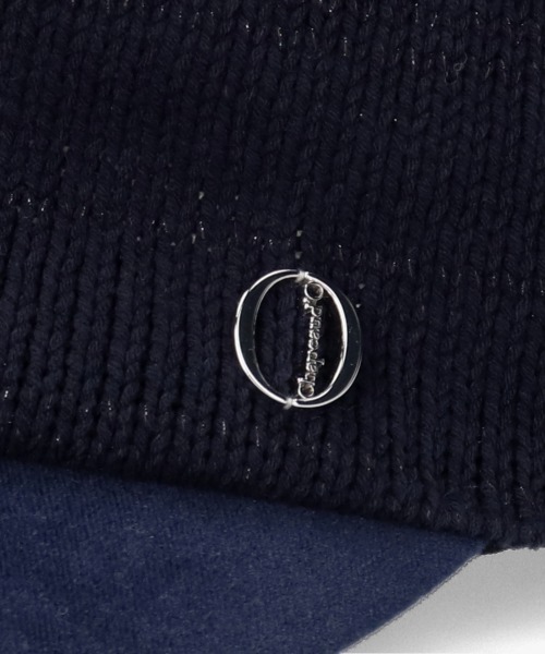 Chapeau d' O（シャポードオー）の「Chapeau d' O  TM Knit x Velour Cap / シャポードオー（キャップ・レディース・ネイビー/ライトベージュ・M/57.5cm）」の22枚目の写真