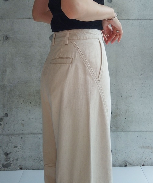 ZOZOMARKET（ゾゾマーケット）の「ZOZOMARKET by RIKA-切替バレルデニム（デニムパンツ・レディース・キナリ・マルチサイズ）」の6枚目の写真