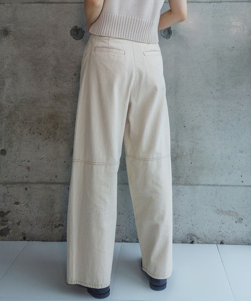 ZOZOMARKET（ゾゾマーケット）の「ZOZOMARKET by RIKA-切替バレルデニム（デニムパンツ・レディース・キナリ・マルチサイズ）」の15枚目の写真