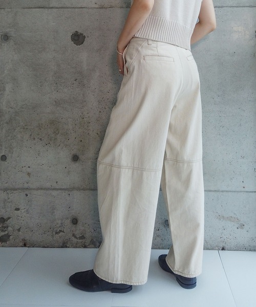 ZOZOMARKET（ゾゾマーケット）の「ZOZOMARKET by RIKA-切替バレルデニム（デニムパンツ・レディース・キナリ・マルチサイズ）」の16枚目の写真